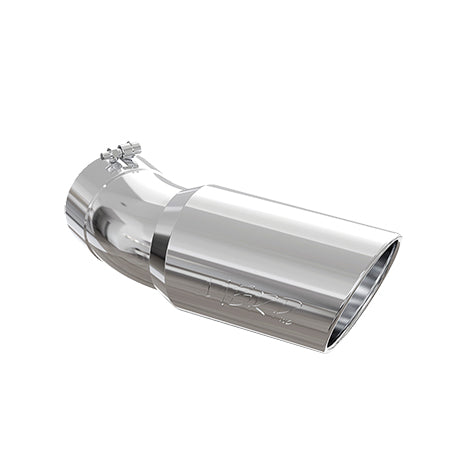 2015-UP Chevrolet/ GMC 2500/ 3500 Duramax Exhaust Tip 6 Inch O.D. Angled Rolled End 5 Inch Inlet 15 1/2 Inch Length 30 Degree Bend T304 Stainless Steel MBRP T5154