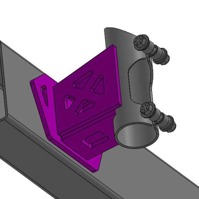 TMR Bump Stop Frame Mount - 3" OFFSET - Skinny Pedal Racing