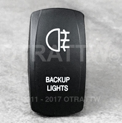 Backup Lights Rocker Switch sPOD VVPZC77-58B1
