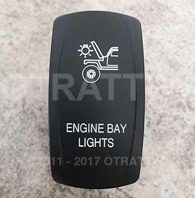 Engine Bay Light Rocker Switch sPOD VVPZCEC-500