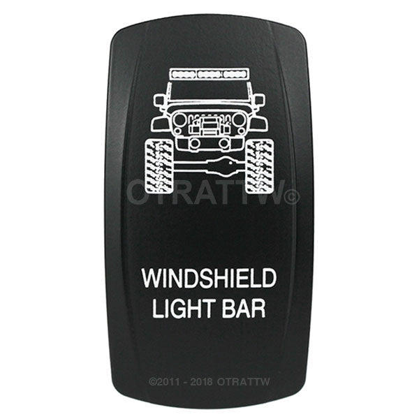 JK Windshield Light Bar Rocker Switch sPOD VVPZCJK-A12