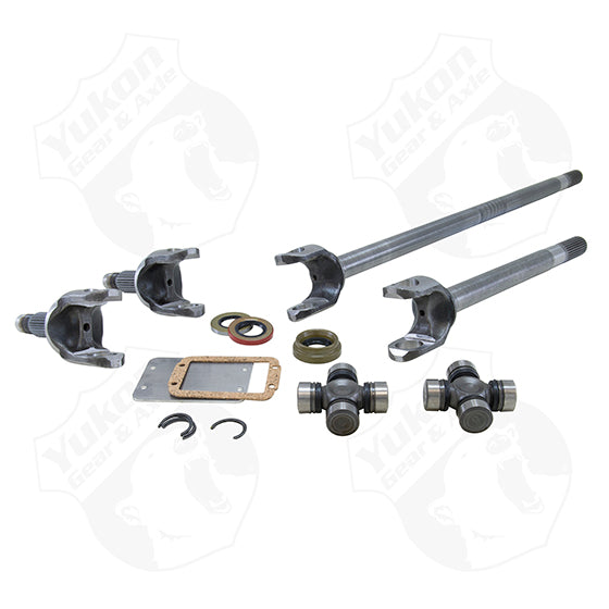 Yukon Front Axle Kit 4340 Chrome-Moly Replacement For Dana 30 84-01 XJ 97 And Newer TJ 87 And Up YJ Yukon Gear & Axle YA W24110