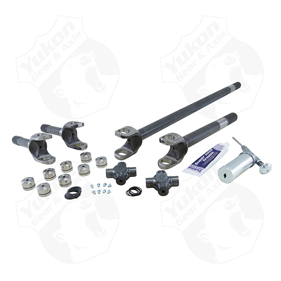 Yukon Front Axle Kit 4340 Chrome-Moly For 79-87 GM 8.5 Inch 1/2 Ton Truck And Blazer With 30 Splines And Super Joints Yukon Gear & Axle YA W24124