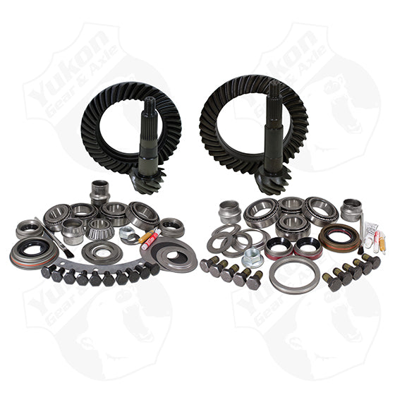 Yukon Gear And Install Kit Package For Jeep XJ And YJ With Dana 30 Front And Model 35 Rear 4.56 Ratio Yukon Gear & Axle YGK001