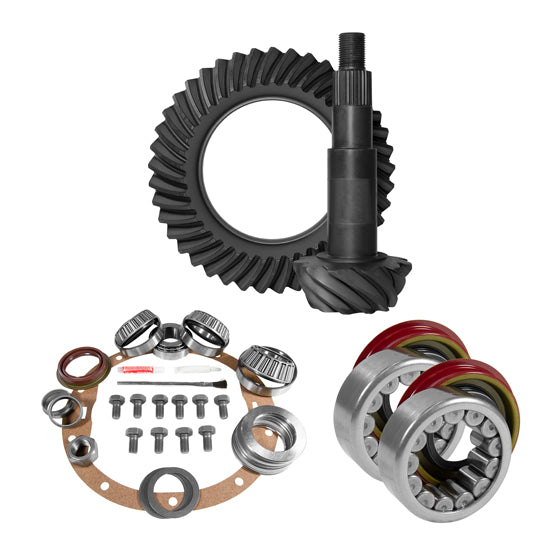 8.6 inch GM 4.11 Rear Ring and Pinion Install Kit Axle Bearings and Seal Yukon Gear & Axle YGK2023