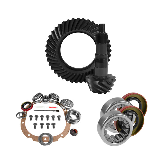 8.8 inch Ford 3.55 Rear Ring and Pinion Install Kit 2.99 inch OD Axle Bearings and Seals Yukon Gear & Axle YGK2065