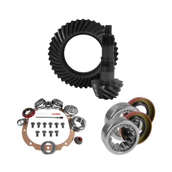 8.8 inch Ford 4.56 Rear Ring and Pinion Install Kit 2.99 inch OD Axle Bearings and Seals Yukon Gear & Axle YGK2068