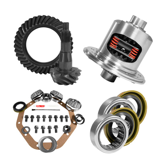 9.25 inch CHY 3.21 Rear Ring and Pinion Install Kit 31 Spline Positraction 1.7 inch Axle Bearings Yukon Gear & Axle YGK2079