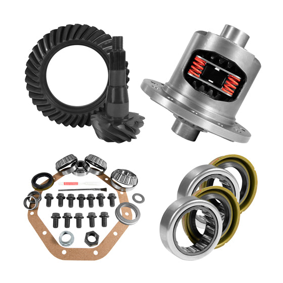 ZF 9.25 inch CHY 3.21 Rear Ring and Pinion Install Kit Positraction Axle Bearings and Seals Yukon Gear & Axle YGK2085