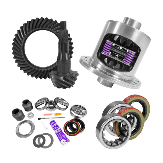 9.75 inch Ford 3.55 Rear Ring and Pinion Install Kit 34 Spline Positraction Axle Bearings Yukon Gear & Axle YGK2091