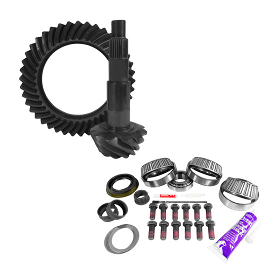 11.5 inch AAM 3.73 Rear Ring and Pinion Install Kit 4.125 inch OD Pinion Bearing Yukon Gear & Axle YGK2106