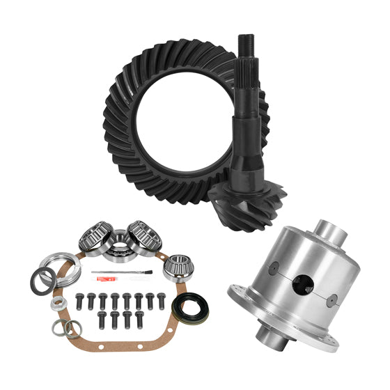 10.5 inch Ford 3.73 Rear Ring and Pinion Install Kit 35 Spline Positraction Yukon Gear & Axle YGK2143