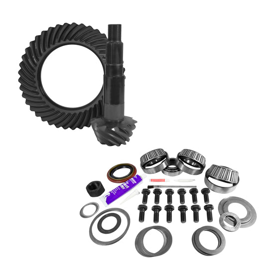 11.25 inch Dana 80 3.54 Rear Ring and Pinion Install Kit 4.125 inch OD Head Bearing Yukon Gear & Axle YGK2157