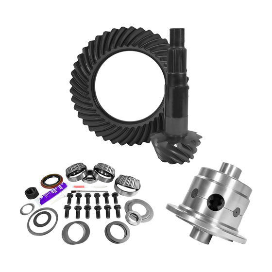 11.25 inch Dana 80 3.54 Rear Ring and Pinion Install Kit 35 Spline Positraction 4.125 inch BRG Yukon Gear & Axle YGK2164