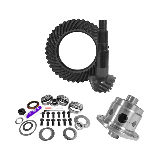 11.25 inch Dana 80 4.11 Rear Ring and Pinion Install Kit 35 Spline Positraction 4.125 inch BRG Yukon Gear & Axle YGK2167