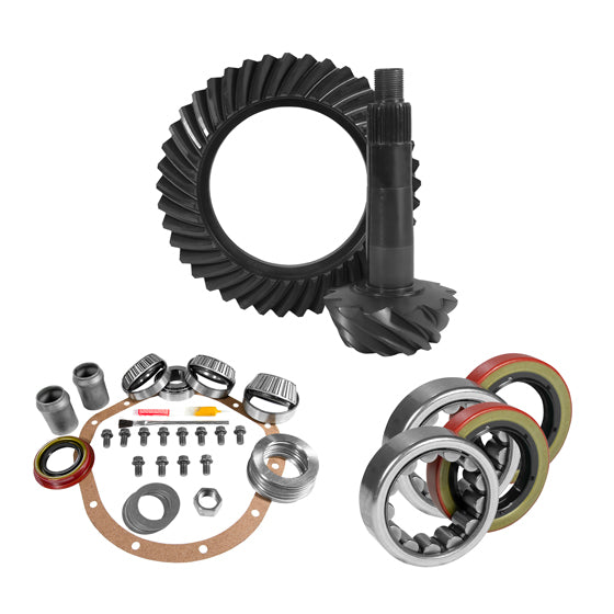 8.875 inch GM 12T 3.08 Rear Ring and Pinion Install Kit Axle Bearings and Seals Yukon Gear & Axle YGK2225