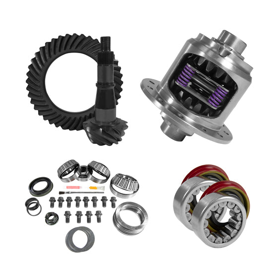 9.5 inch GM 3.42 Rear Ring and Pinion Install Kit 33 Spline Positraction Axle Bearing and Seals Yukon Gear & Axle YGK2252