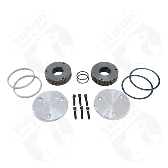 Yukon Hardcore Drive Flange Kit For Dana 60 35 Spline Outer Stubs Yukon Engraved Caps Yukon Gear & Axle YHC50005