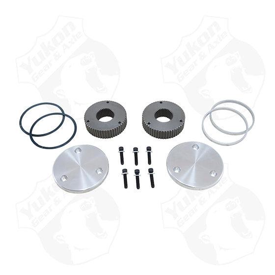 Yukon Hardcore Drive Flange Kit For Dana 60 35 Spline Outer Stubs Non-Engraved Caps Yukon Gear & Axle YHC50006