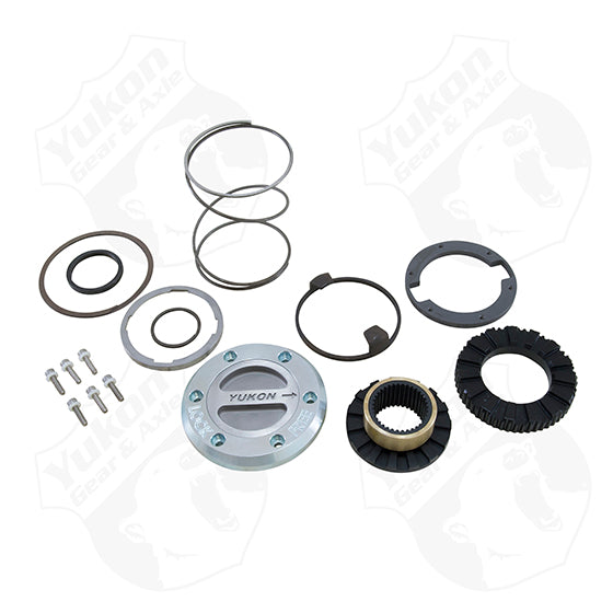 Yukon Hardcore Locking Hub Set For 94-99 Dodge Dana 60 With Spin Free Kit 1 Side Only Yukon Gear & Axle YHC71008