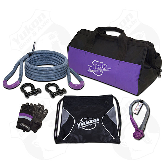 Yukon Recovery Gear Kit With 3/4 Inch Kinetic Rope Yukon Gear & Axle YRGKIT-2