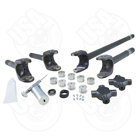 Replacement Axle Kit 77-91 GM Dana 60 Front 35 Spline w/Super Joints 4340 Chrome Moly USA Standard Gear ZA W26004