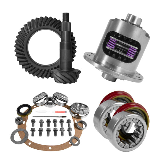 8.5 inch GM 4.11 Rear Ring and Pinion Install Kit 30 Spline Positraction Axle Bearings and Seals USA Standard ZGK2003