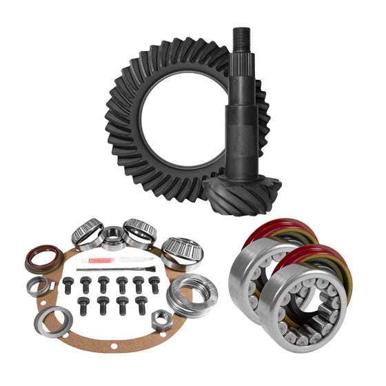 8.6 inch GM 3.42 Rear Ring and Pinion Install Kit Axle Bearings and Seal with LM603049/ LM603012 USA Standard ZGK2021