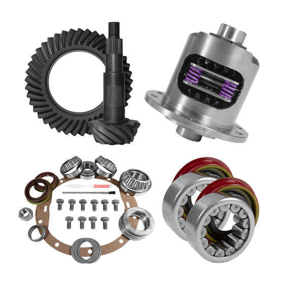 8.6 inch GM 3.42 Rear Ring and Pinion Install Kit 30 Spline Positraction Axle Bearings and Seals USA Standard ZGK2026