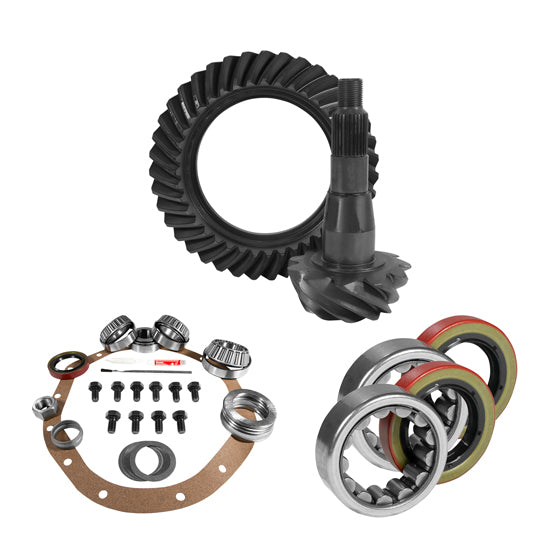 9.25 inch CHY 3.55 Rear Ring and Pinion Install Kit 1.62 inch ID Axle Bearings and Seal USA Standard ZGK2071