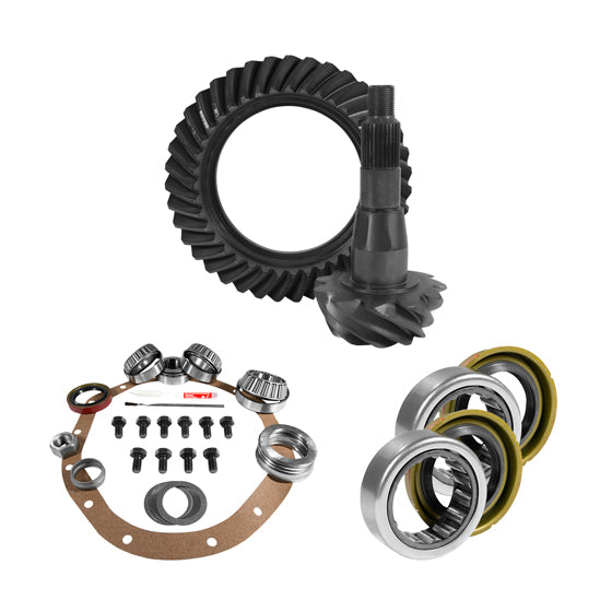 9.25 inch CHY 3.21 Rear Ring and Pinion Install Kit 1.705 inch Axle Bearings and Seal USA Standard ZGK2076