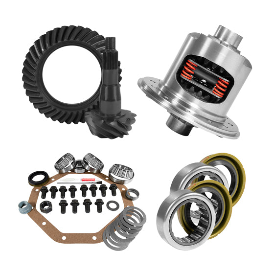 ZF 9.25 inch CHY 3.91 Rear Ring and Pinion Install Kit Positraction Axle Bearings and Seals USA Standard ZGK2087