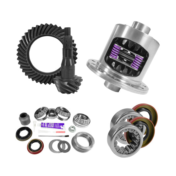 9.75 inch Ford 3.55 Rear Ring and Pinion Install Kit 34 Spline Positraction 2.99 inch Axle Bearing USA Standard ZGK2097