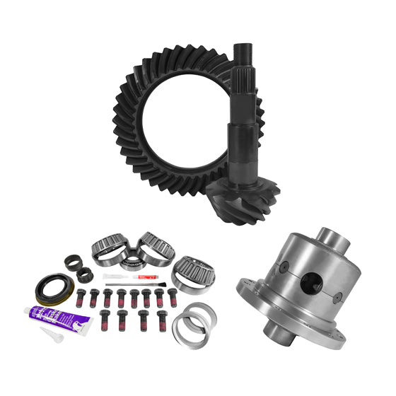 11.5 inch AAM 4.56 Rear Ring and Pinion Install Kit Positraction 4.125 inch OD Pinion Bearing USA Standard ZGK2111