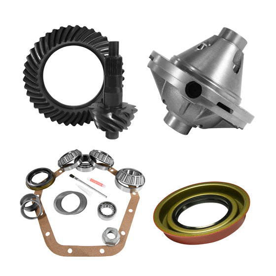 10.5 inch GM 14 Bolt 5.38 Rear Ring and Pinion Install Kit 30 Spline Positraction USA Standard ZGK2130