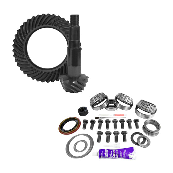 11.25 inch Dana 80 3.54 Rear Ring and Pinion Install Kit 4.125 inch OD Head Bearing USA Standard ZGK2157