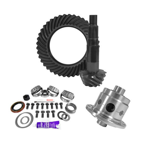 11.25 inch Dana 80 Thin 3.73 Rear Ring and Pinion Install Kit 35 Spline Positraction 4.125 inch USA Standard ZGK2166