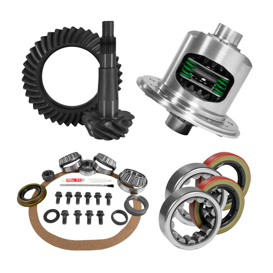 8.25 inch CHY 3.07 Rear Ring and Pinion Install Kit Positraction 1.618 inch ID Axle Bearings USA Standard ZGK2192