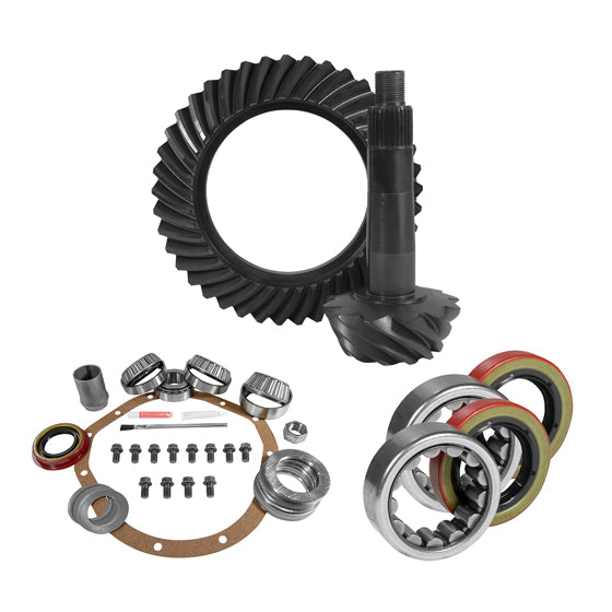 8.875 inch GM 12T 3.08 Rear Ring and Pinion Install Kit Axle Bearings and Seals USA Standard ZGK2225