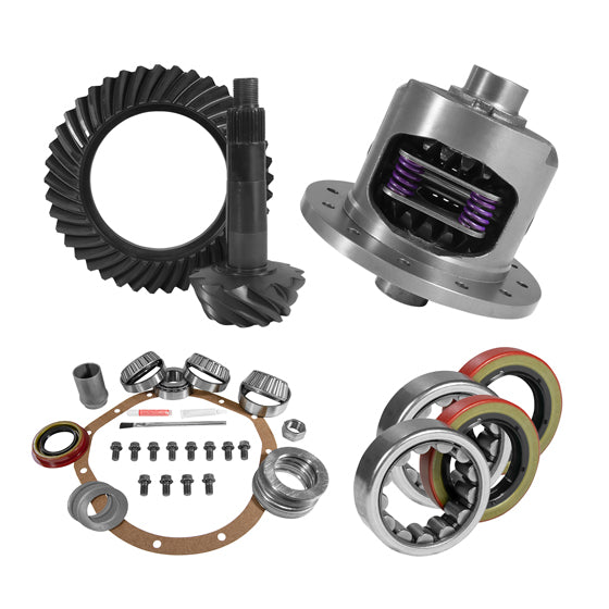 8.875 inch GM 12T 3.08 Rear Ring and Pinion Install Kit 30 Spline Positraction Axle Bearings USA Standard ZGK2231