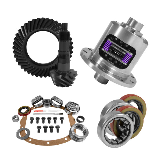 7.5 inch GM 3.23 Rear Ring and Pinion Install Kit 26 Spline Positraction 2.25 inch Axle Bearings USA Standard ZGK2240