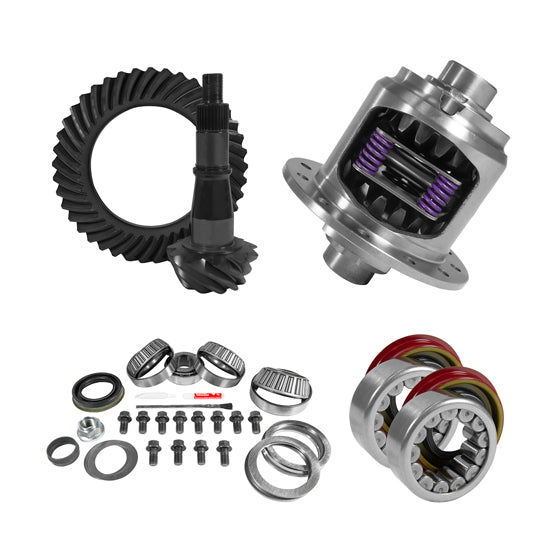 9.5 inch GM 3.42 Rear Ring and Pinion Install Kit 33 Spline Positraction Axle Bearing and Seals USA Standard ZGK2252