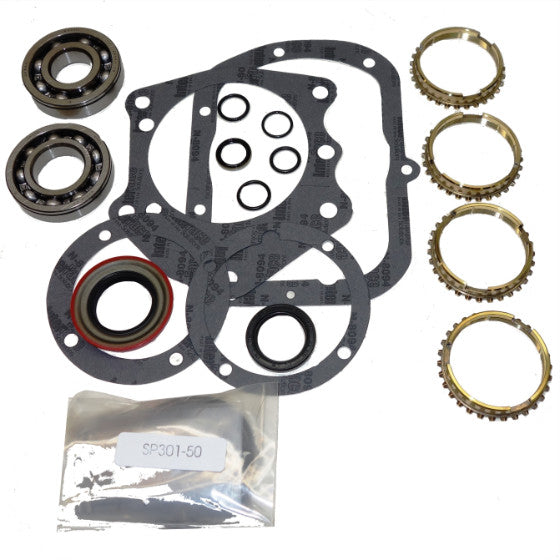 Saginaw-4 Transmission Bearing/Seal Kit w/Synchro Rings Buick/Chevy/GMC/Oldsmobile/Pontiac Cars/Trucks/SUVs 4-Speed Manual Trans USA Standard Gear ZMBK115WS