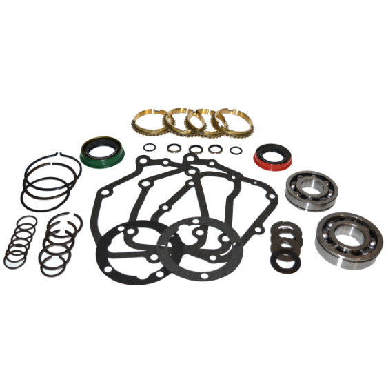 Muncie-4 HD Transmission Bearing/Seal Kit w/Synchro Rings Buick/Chevy/Oldsmobile/Pontiac/Bizzarrini Cars 4-Speed Manual HD Trans USA Standard Gear ZMBK116HDWS