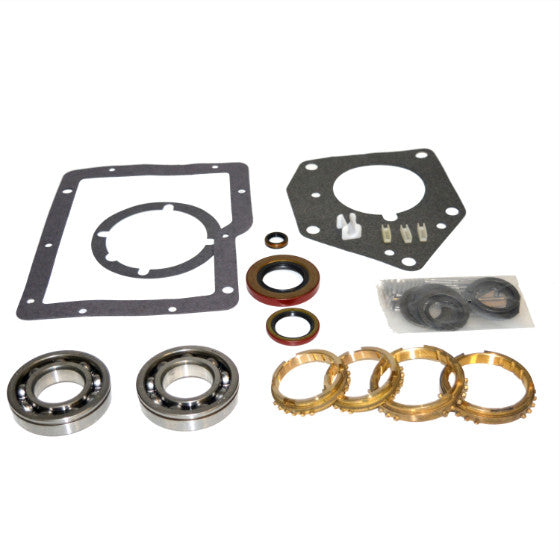 SR4 Transmission Bearing/Seal w/Synchro Kit w/Synchro Rings 4-Speed Manual Trans USA Standard Gear ZMBK124JWS