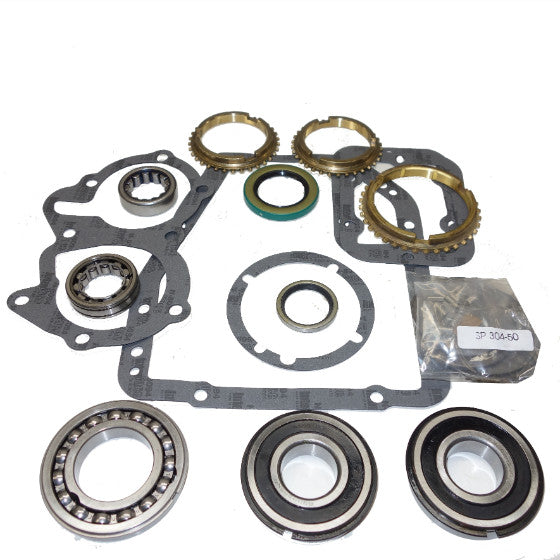 SM465 Transmission Bearing/Seal Kit w/Snychro Rings 88-91 Chevrolet/GMC Trucks 4-Speed Manual Trans Aluminum Top Cover USA Standard Gear ZMBK129LWS