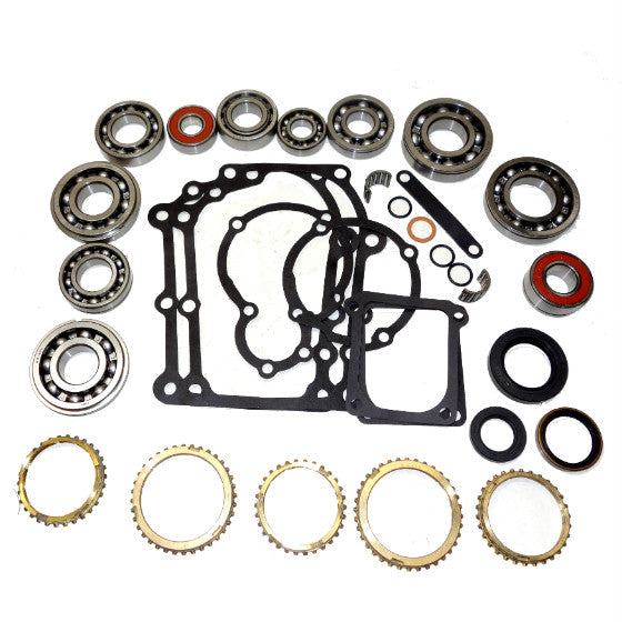 MSG5T Transmission Bearing/Seal Kit w/Synchro Rings 1982 -87 Isuzu Pickup/86-87 Isuzu Trooper 5-Speed Manual Trans 4x4 USA Standard Gear ZMBK209WS