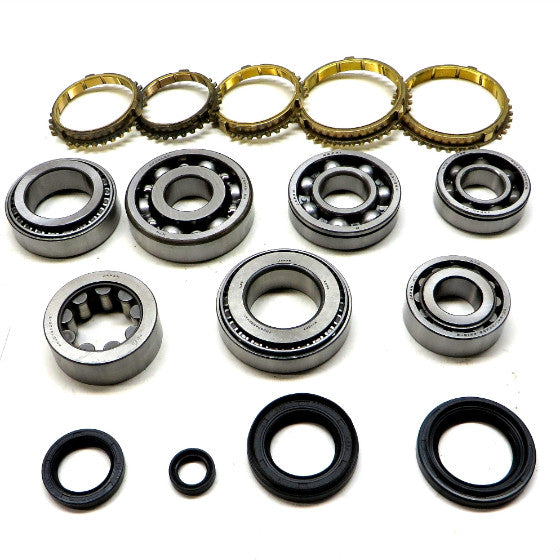 L3/S20/S40 Transmission Bearing/Seal Kit w/Synchro Rings 88-00 Honda Civic Plus 88-91 Honda CRX and del Sol 4-Speed/5-Speed Manual Trans 1.5L Not SOHC Engine USA Standard Gear ZMBK326WS