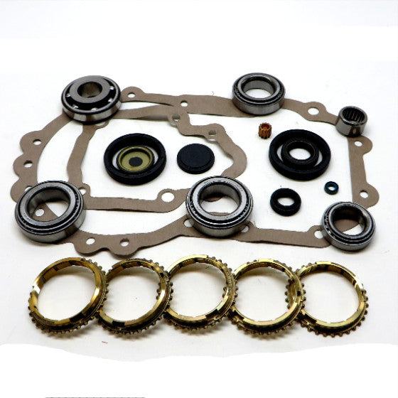 02A/02B Transmission Bearing/Seal Kit w/Synchro Rings 5-Speed Manual Trans 42 Tooth 1-2 Synchro Rings USA Standard Gear ZMBK420AWS