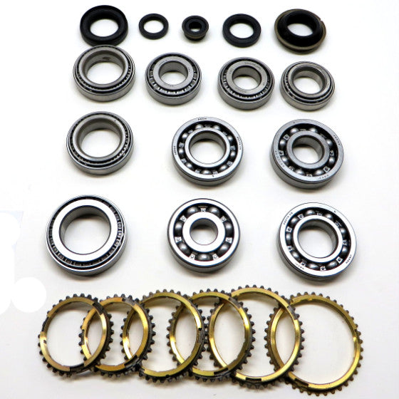 W5M51 Transmission Bearing/Seal Kit w/Synchro Rings 03-06 Mitsubishi Lancer 5-Speed Manual Trans AWD USA Standard Gear ZMBK437WS